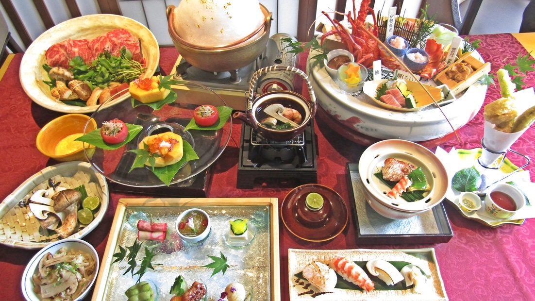 【秋限定】松茸入り神戸牛雲海鍋×松茸土瓶蒸し・焼き松茸・松茸ご飯など旬の味覚が味わえる松茸懐石コース