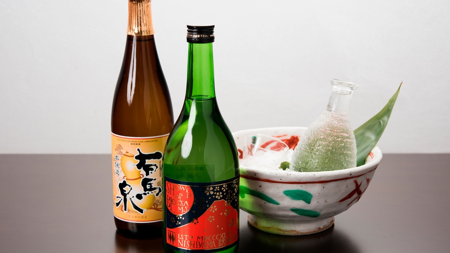 【日本酒各種】神戸は酒造の宝庫!お料理にあわせて様々なお酒をお楽しみください。