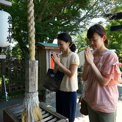 葛城神社で御参り