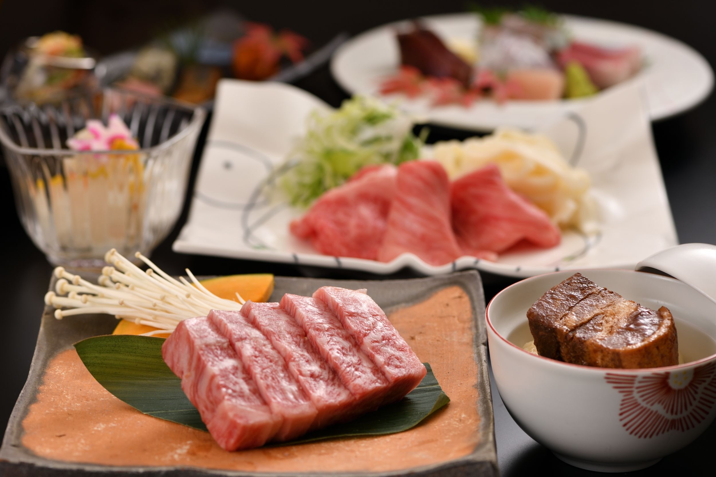 〓季節限定〓岡山の旬の果物を堪能♪はなれ観月亭：奈義和牛会席×美作農園：いちご狩り付プラン