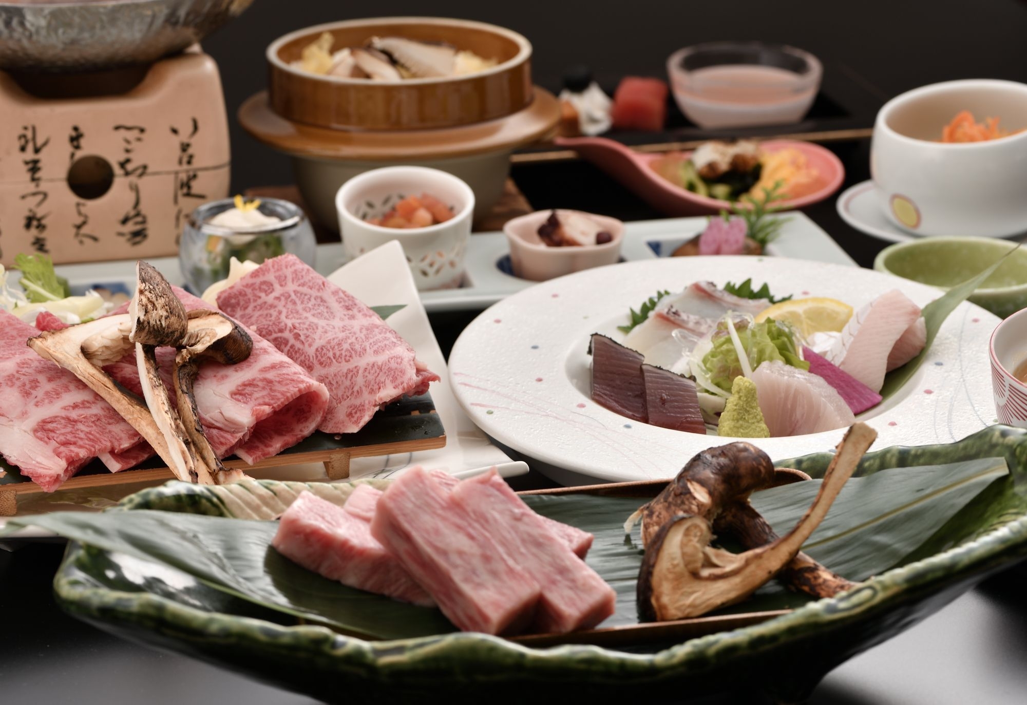 【9月〜11月｜はなれ観月亭限定】松茸と奈義和牛会席〜秋の香りと、こだわり食材を堪能〜