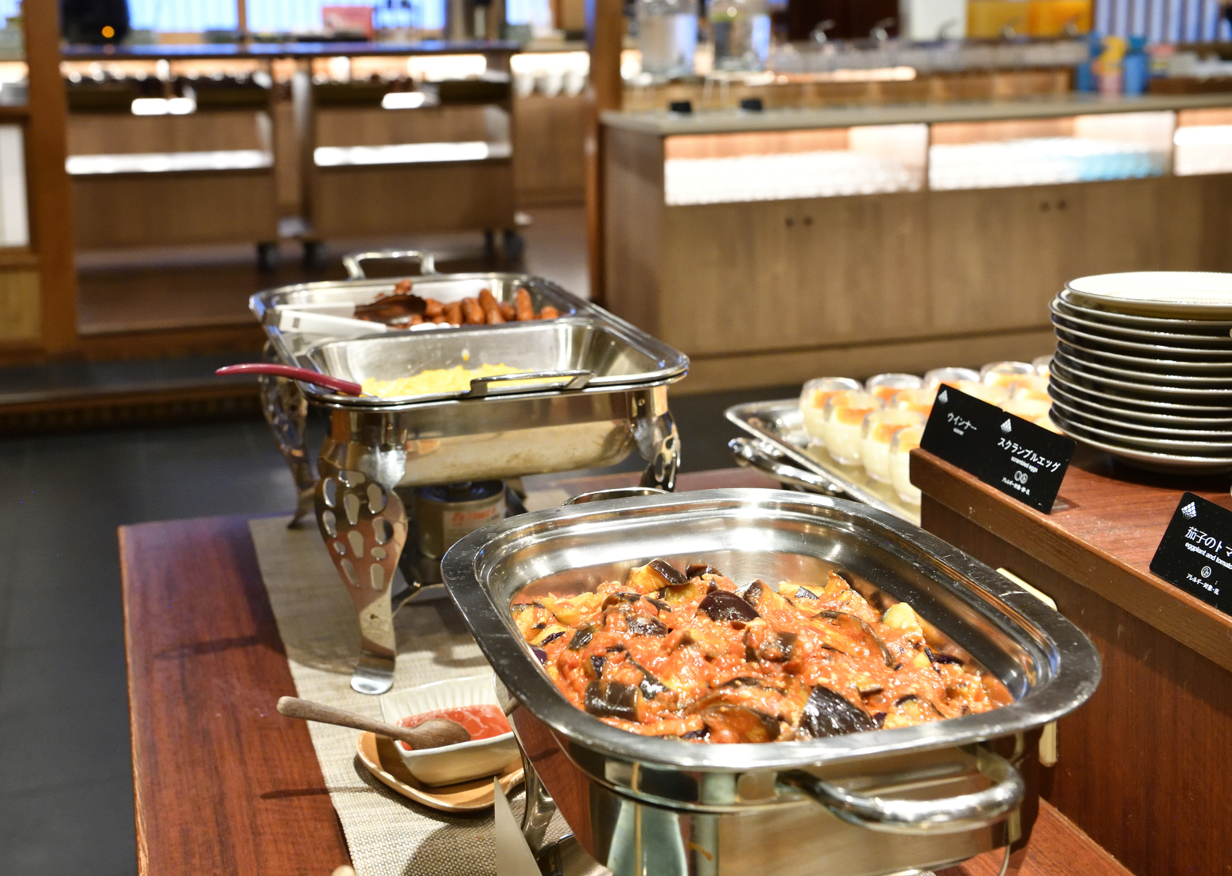 朝食ビュッフェ会場