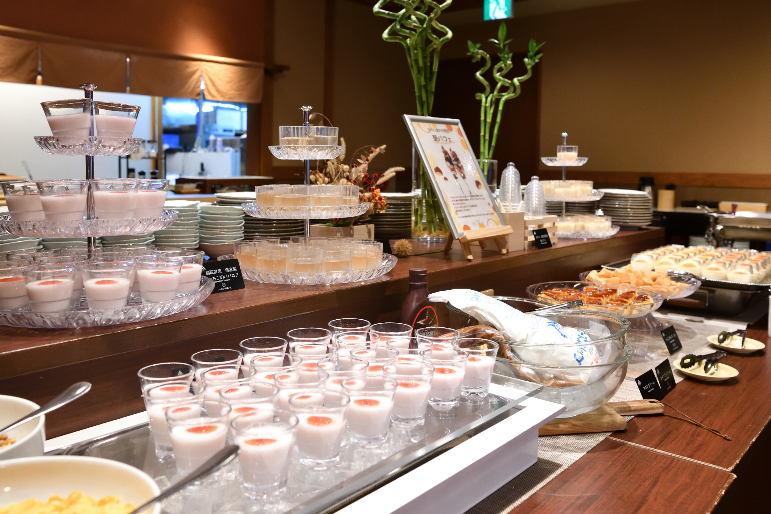 朝食ビュッフェ