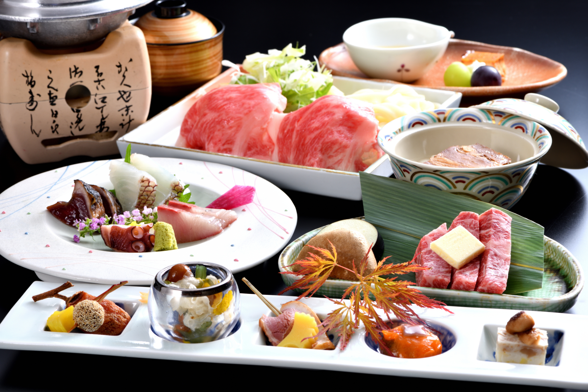 地と海のめぐみ会席秋のお料理イメージ