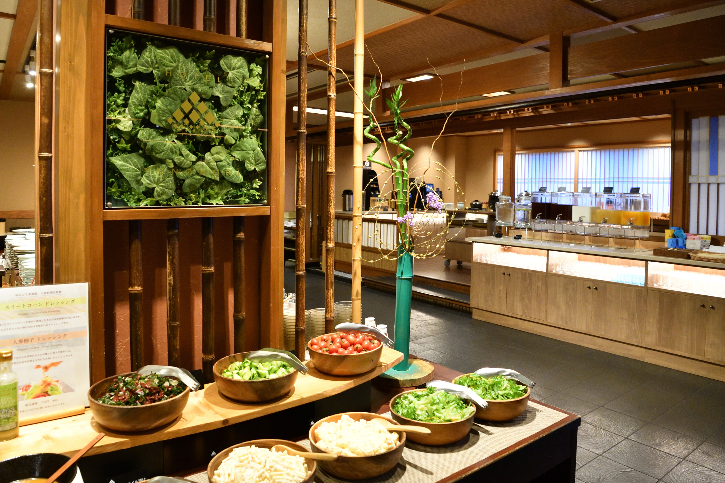 朝食ビュッフェ会場