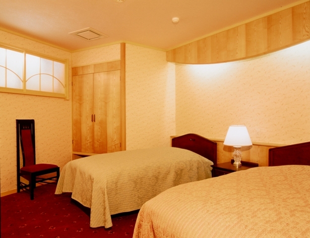 Guest room with open-air bath, Ishikusuhana no Ma