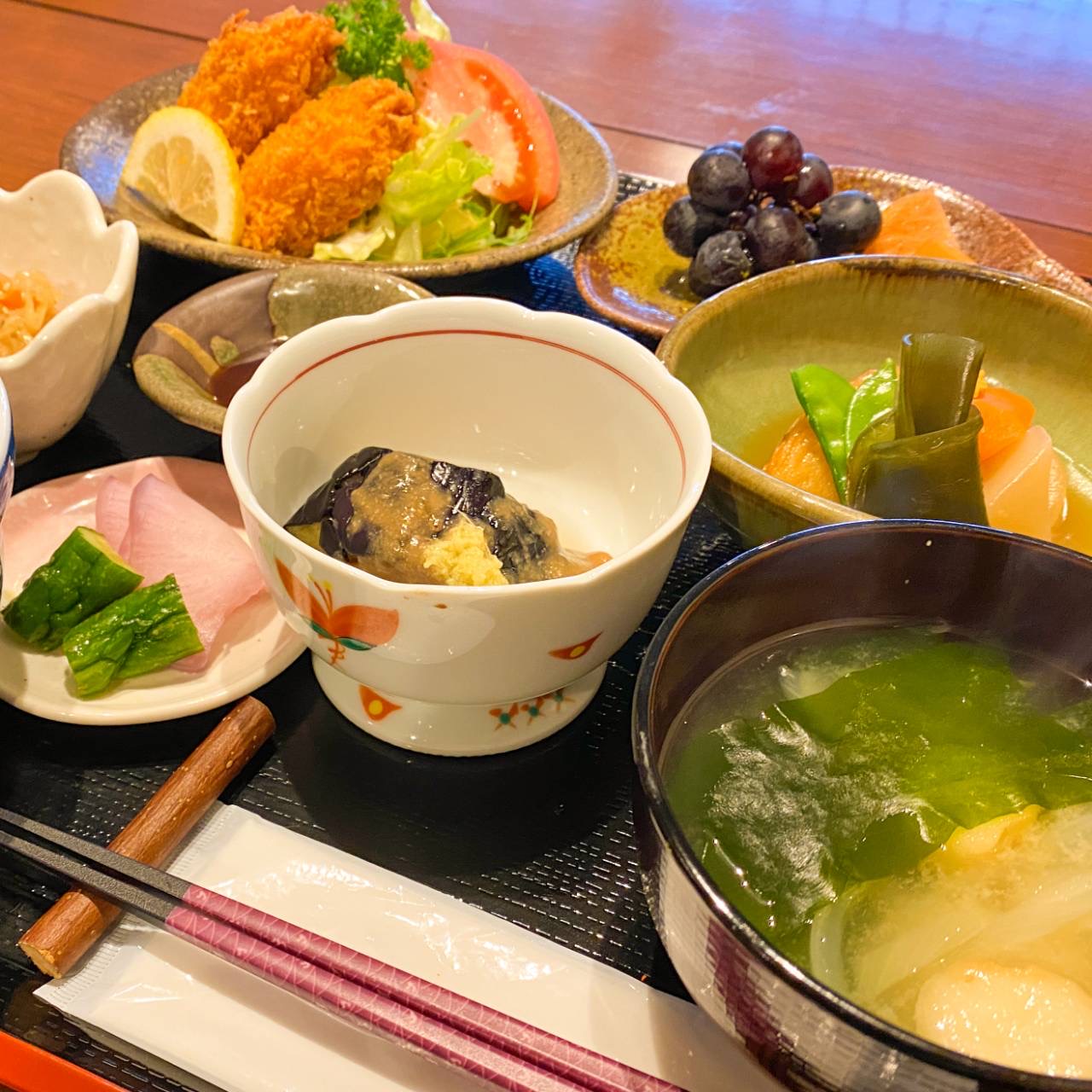 カキフライ定食