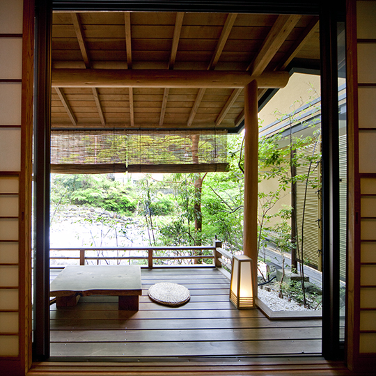 数寄屋造 月見台付客室