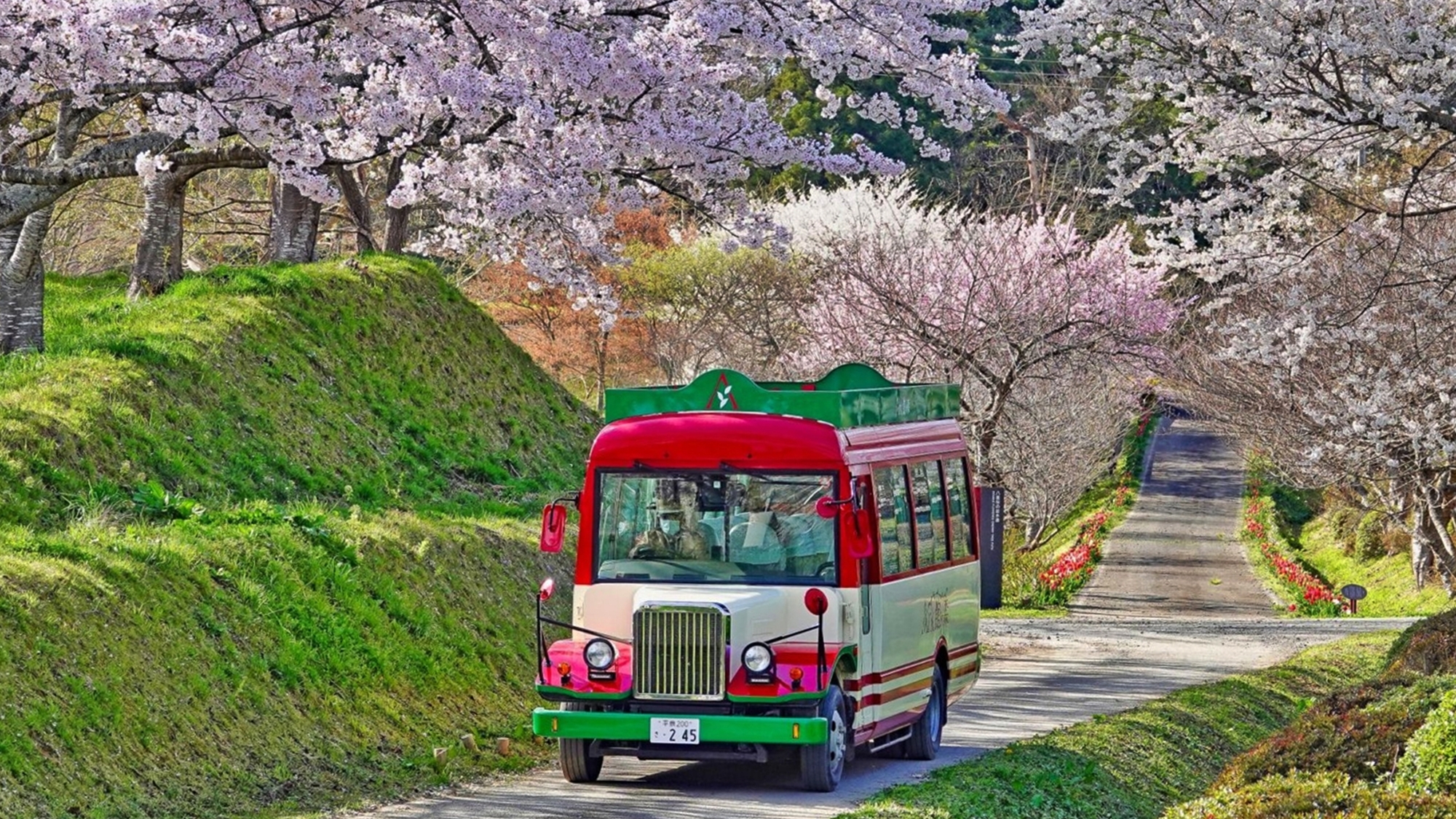 *Ark館ヶ森/Ark館ヶ森内を巡回しているバス。時刻表は公式HPへ。