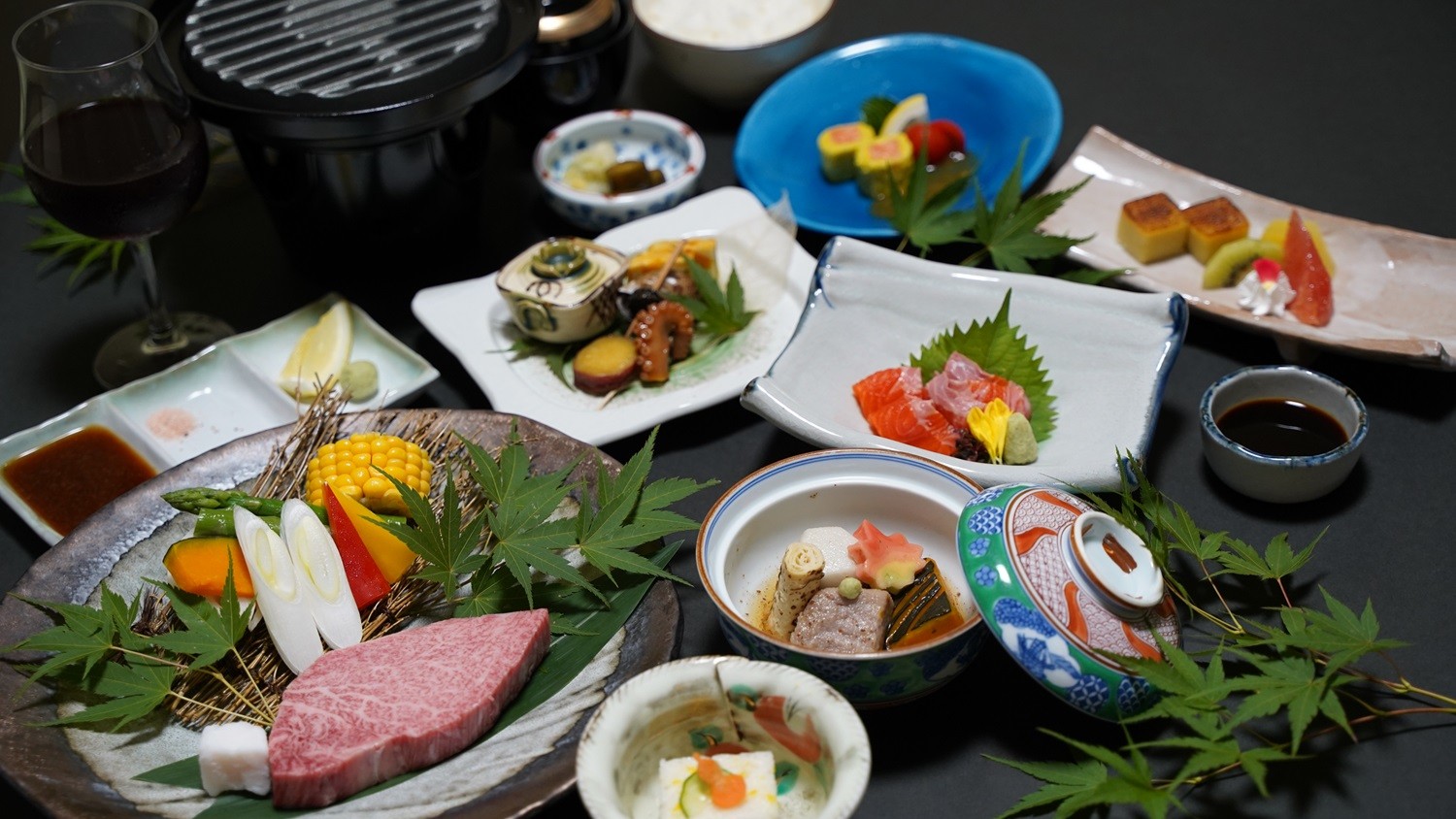 A5飛騨牛ヒレステーキ会席プラン