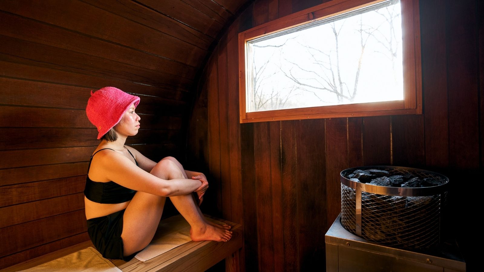 ワイン樽サウナ