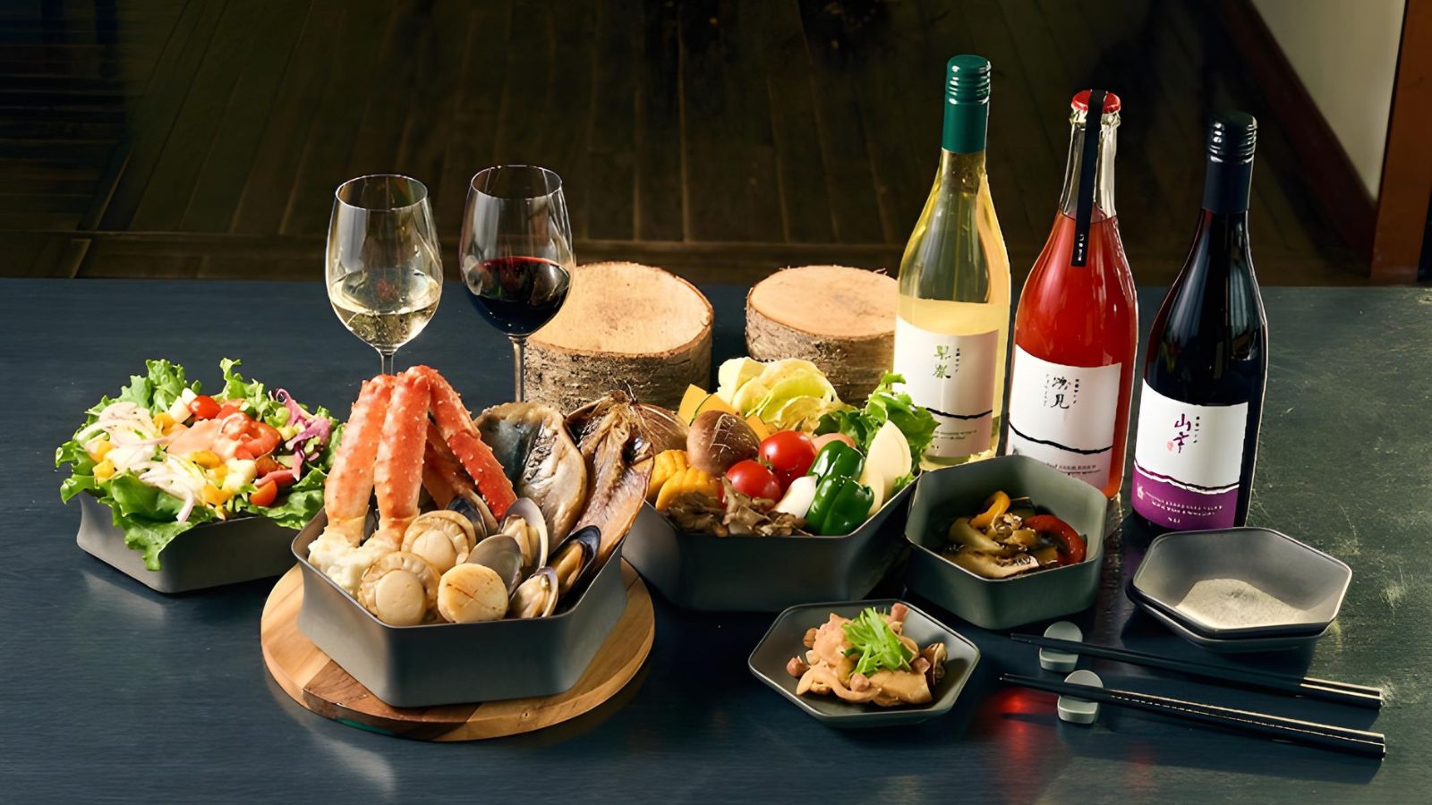 海鮮BBQお料理イメージ図