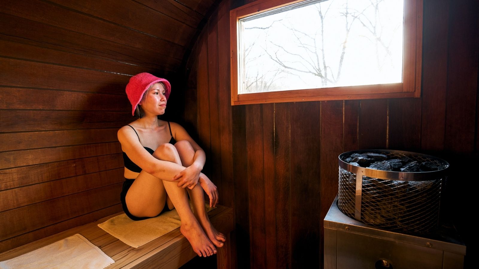 ワイン樽サウナ