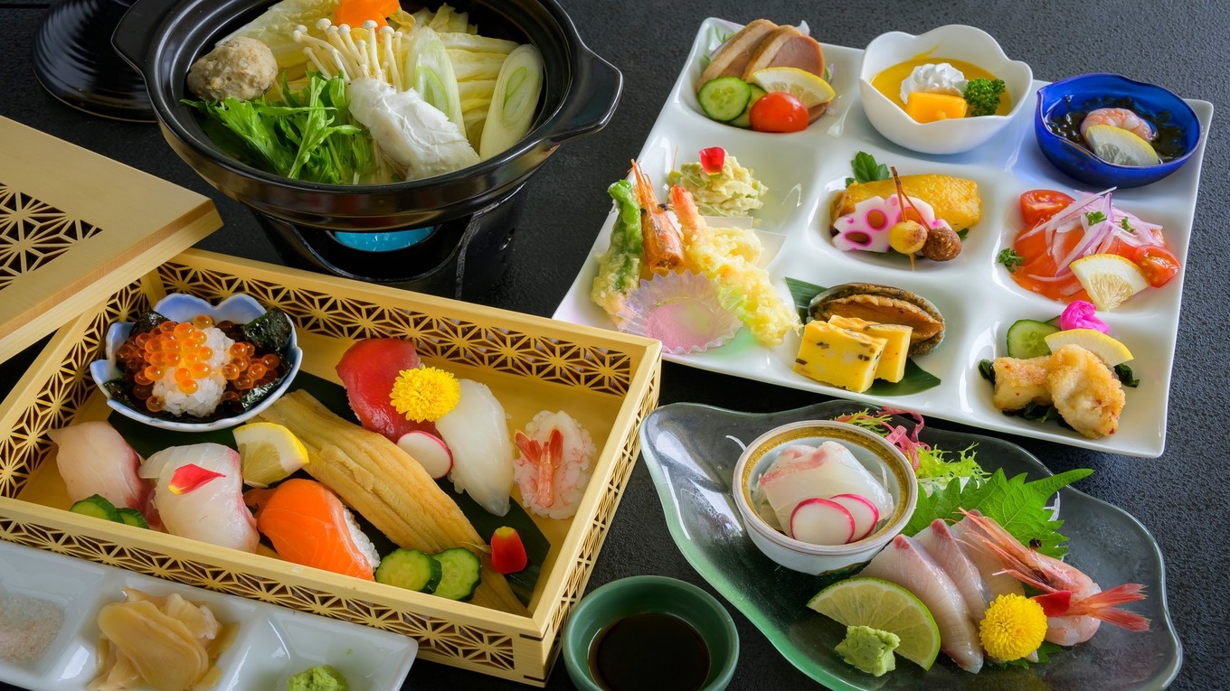 【VILLA TAKASUオープン記念プラン】日本海の美味〇えちぜん寿司御前「海彩-UMIIRO」