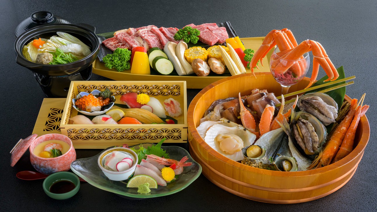 【さき楽60〇VILLA TAKASU】早期予約で20％OFF〇蟹・あわびほかBBQと寿司「福彩」