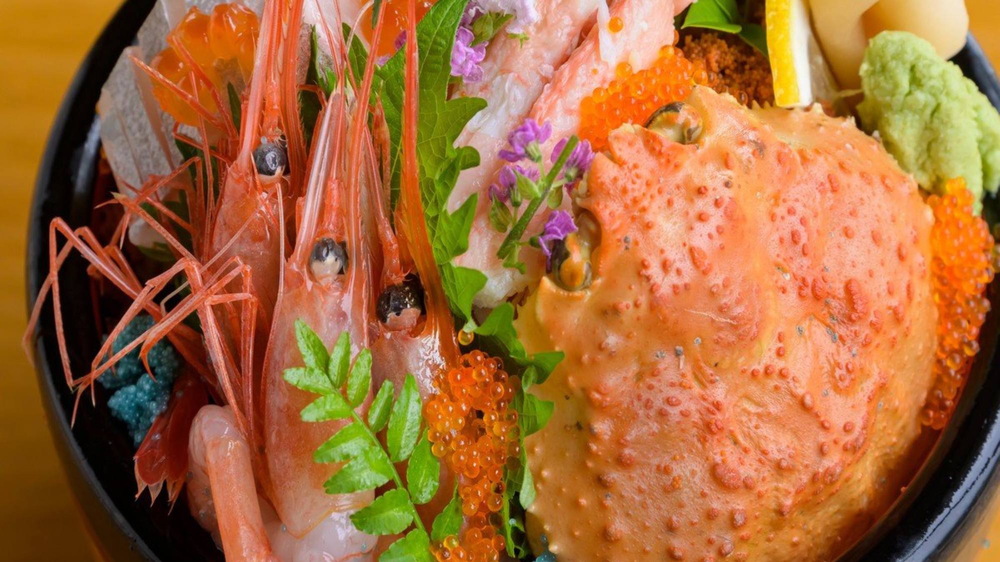 どど～んとせいこ蟹1杯付！せいこ蟹入海鮮丼