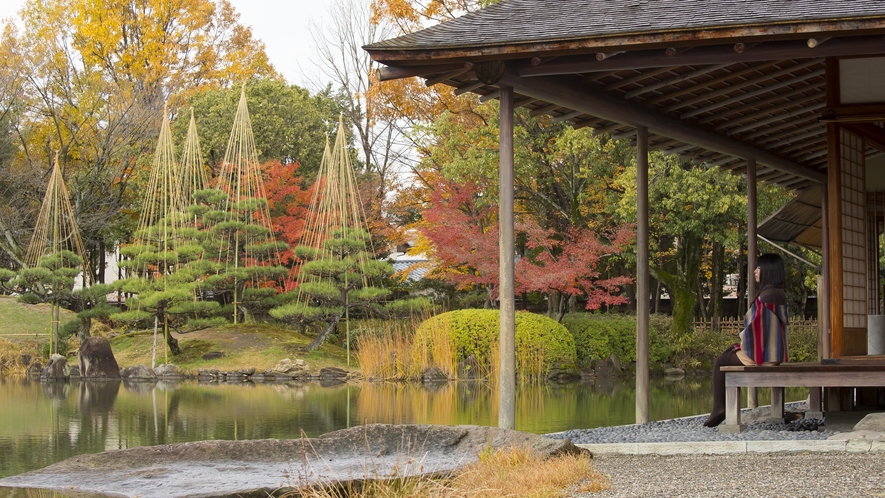 養浩館は四季を通じてその美しい風景をお楽しみいただけます