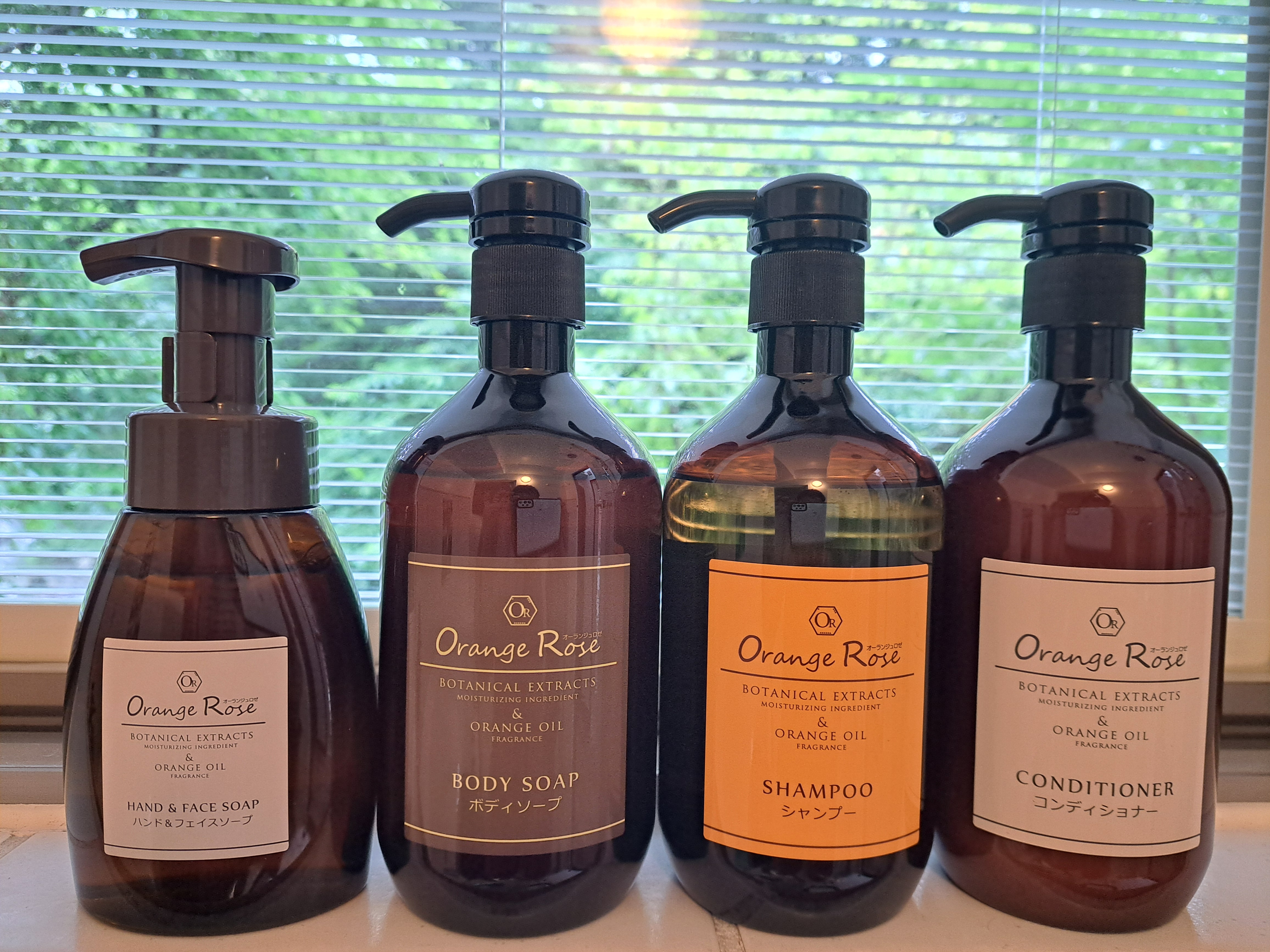 各お部屋のバスアメニティ