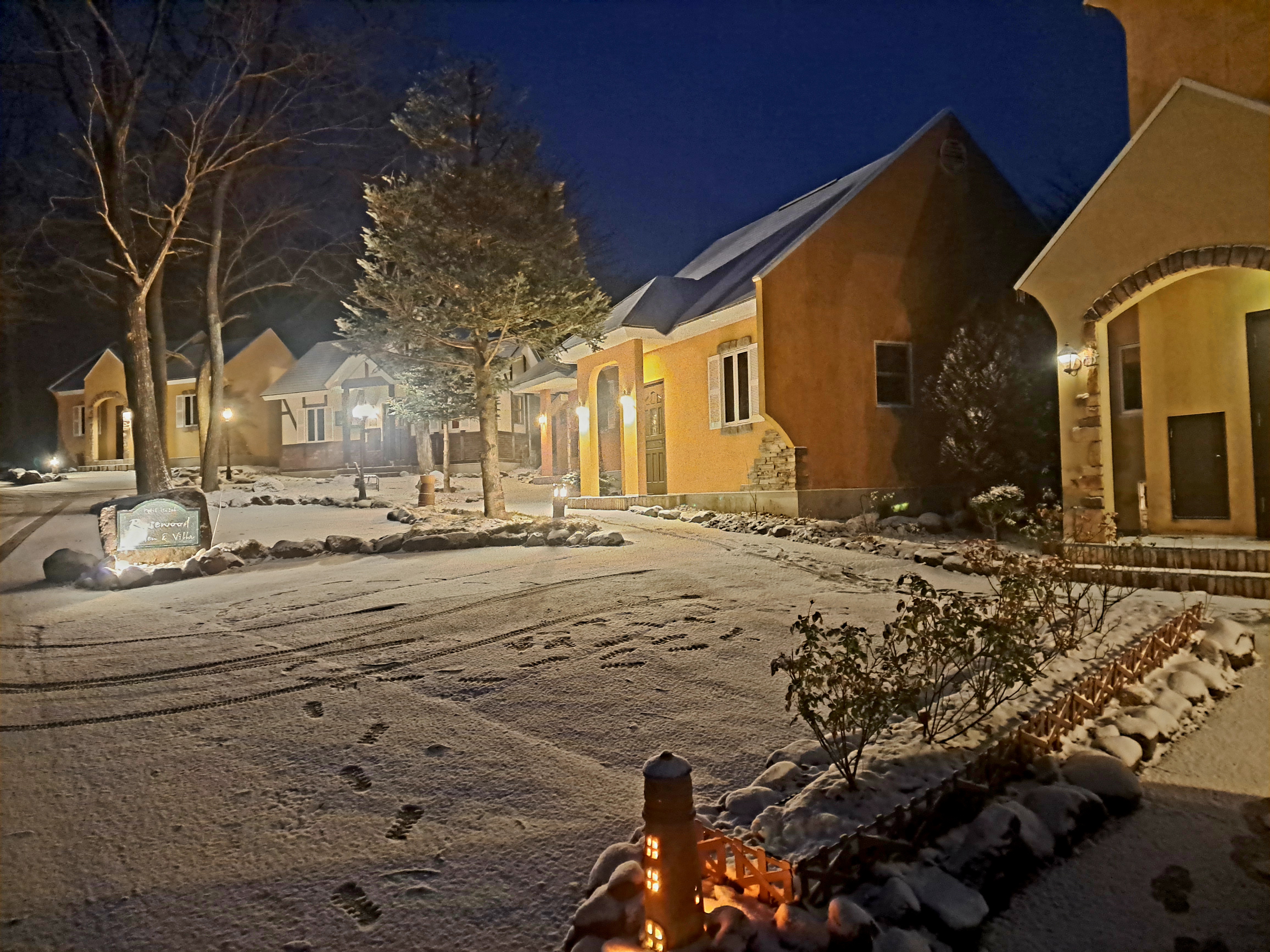 敷地の外観＜冬＞