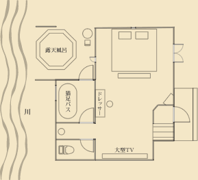 お部屋の間取り（106）