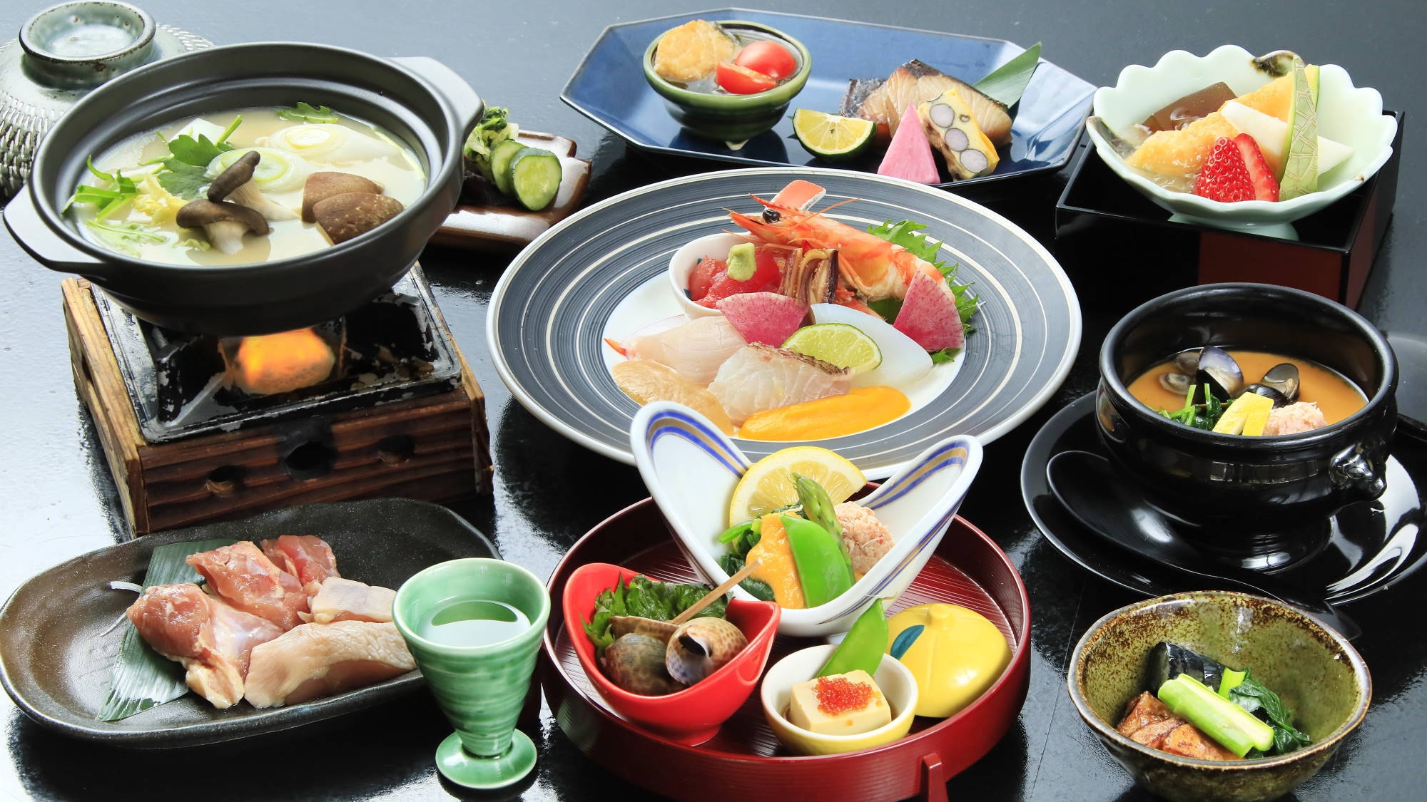 【夏SALE】基本プランで旅を満喫！優しい味わいと美人の湯で身も心も癒す＜★基本会席＞