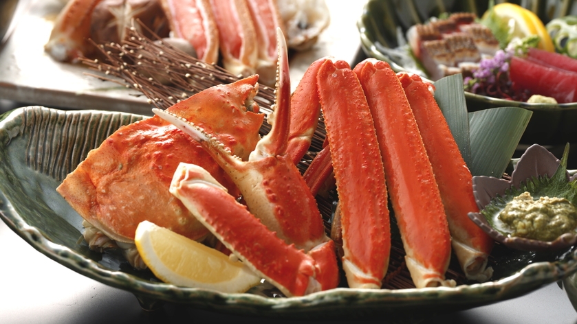 【牛×蟹×特別SALE】肉質最高峰≪鳥取和牛≫×冬の味覚≪蟹≫〜欲張り牛×蟹会席/広間食