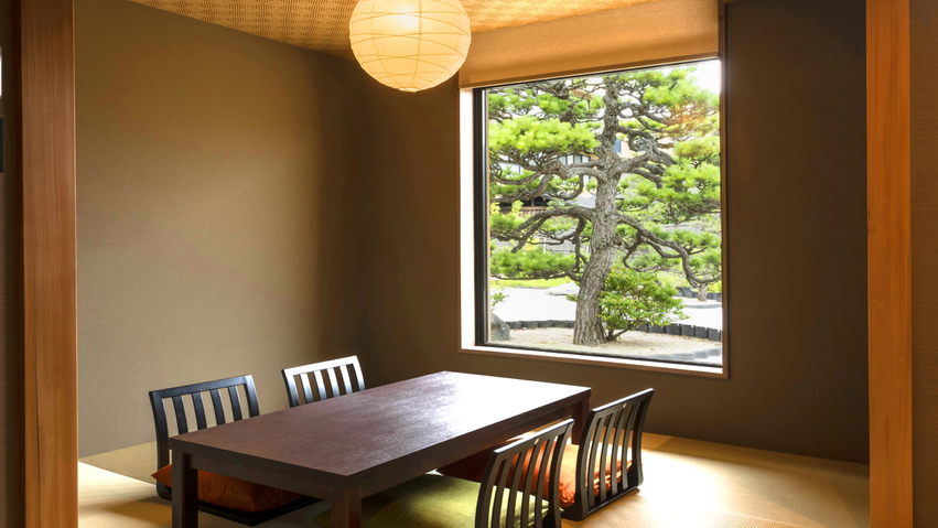 【温泉露天風呂付き】スタンダード和洋室　日本庭園を眺められる和室もございます