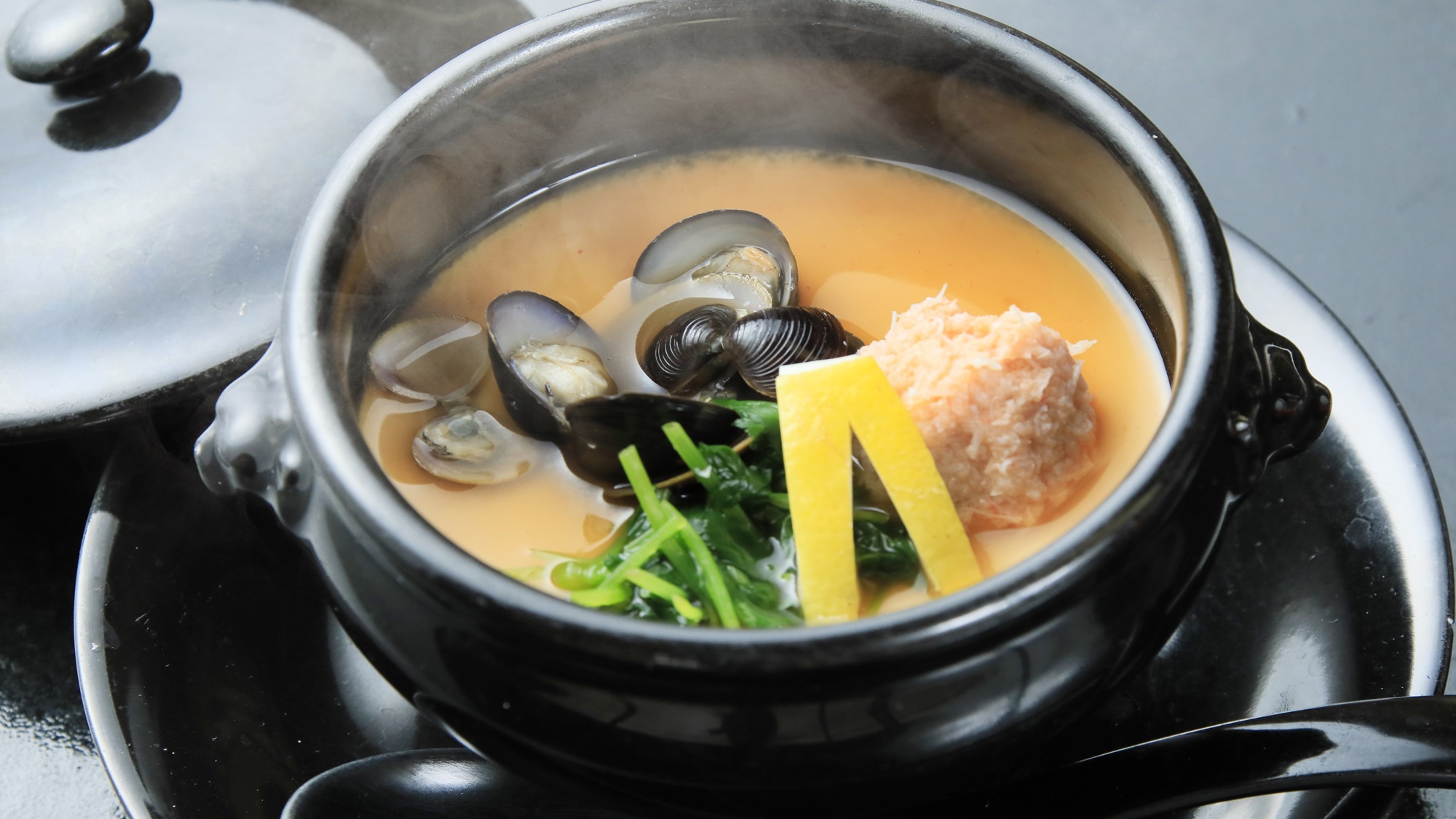 【夕食】紅蟹玉蒸ブイヤベース仕立　※一例