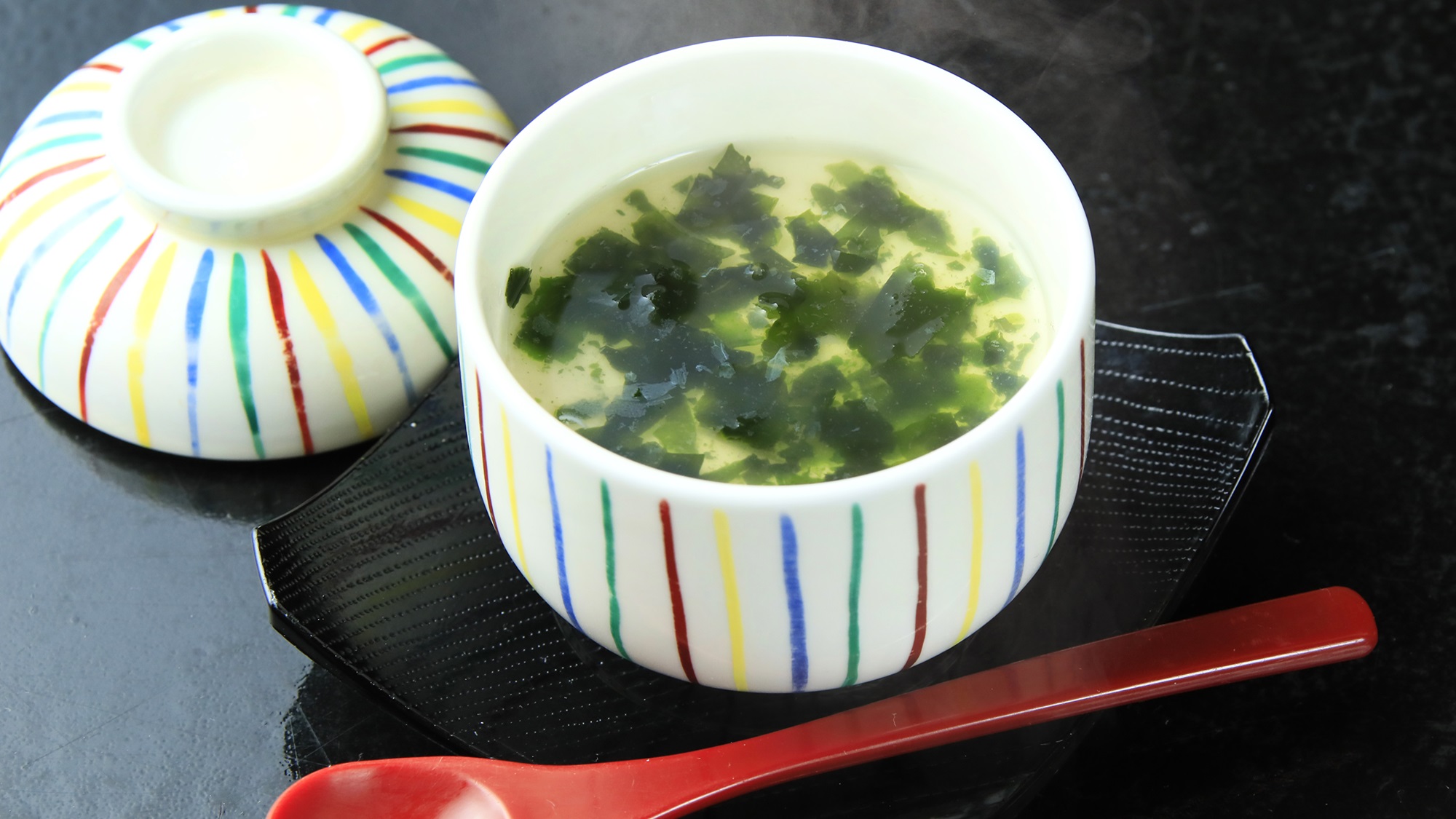 【朝食】つるんとした食感をお楽しみください　※一例