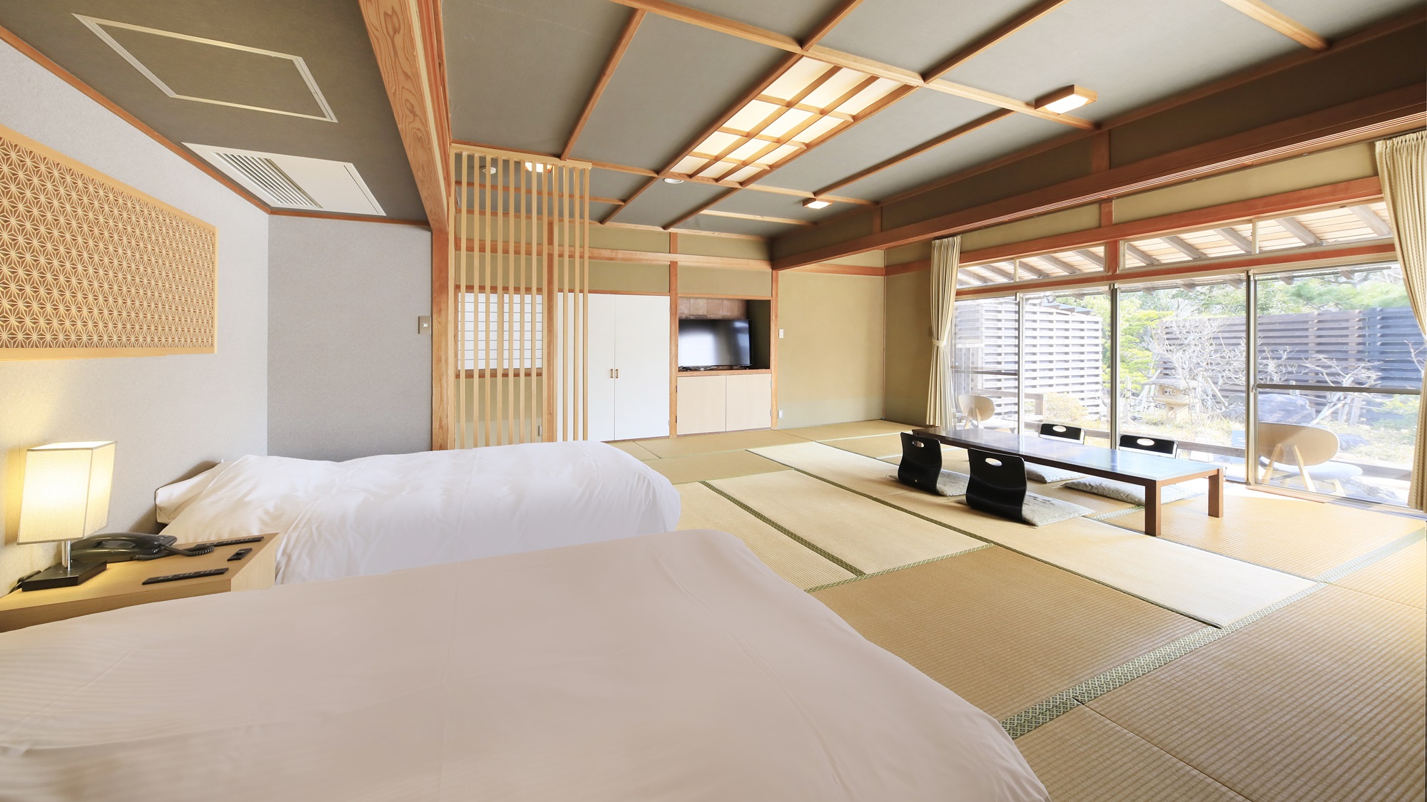 【温泉露天風呂付き】和洋室ツイン　※一例