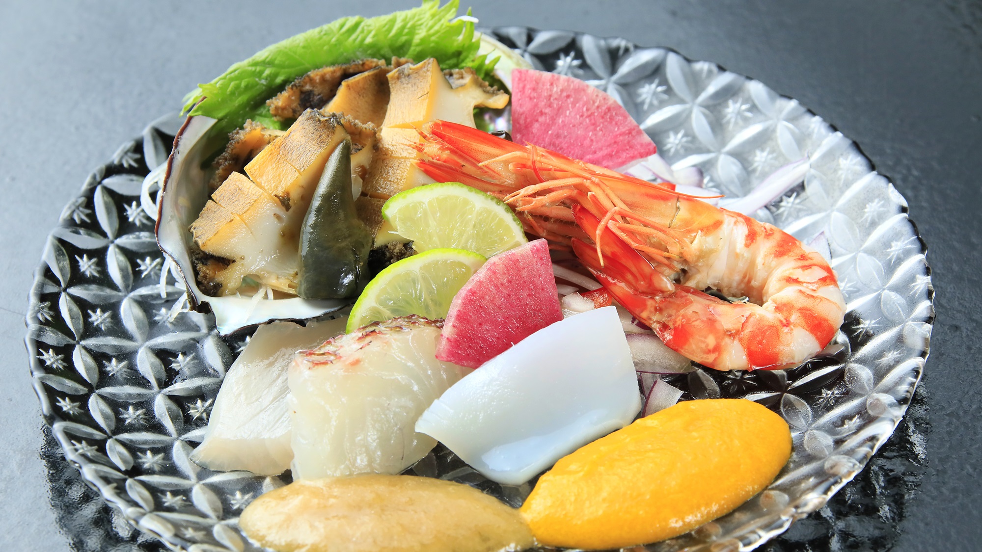 【夕食】野菜のソースの新鮮な美味しさを味わう　※一例