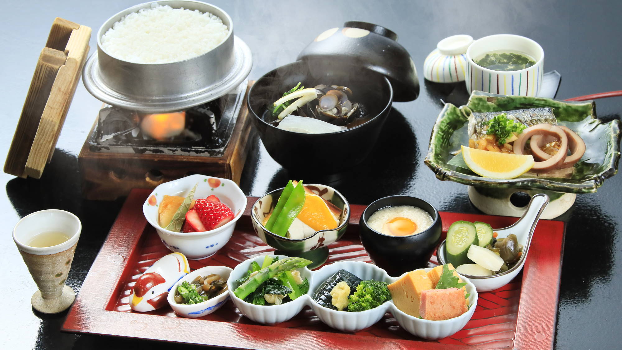 【和朝食】地産地消のこだわりの朝食　※一例