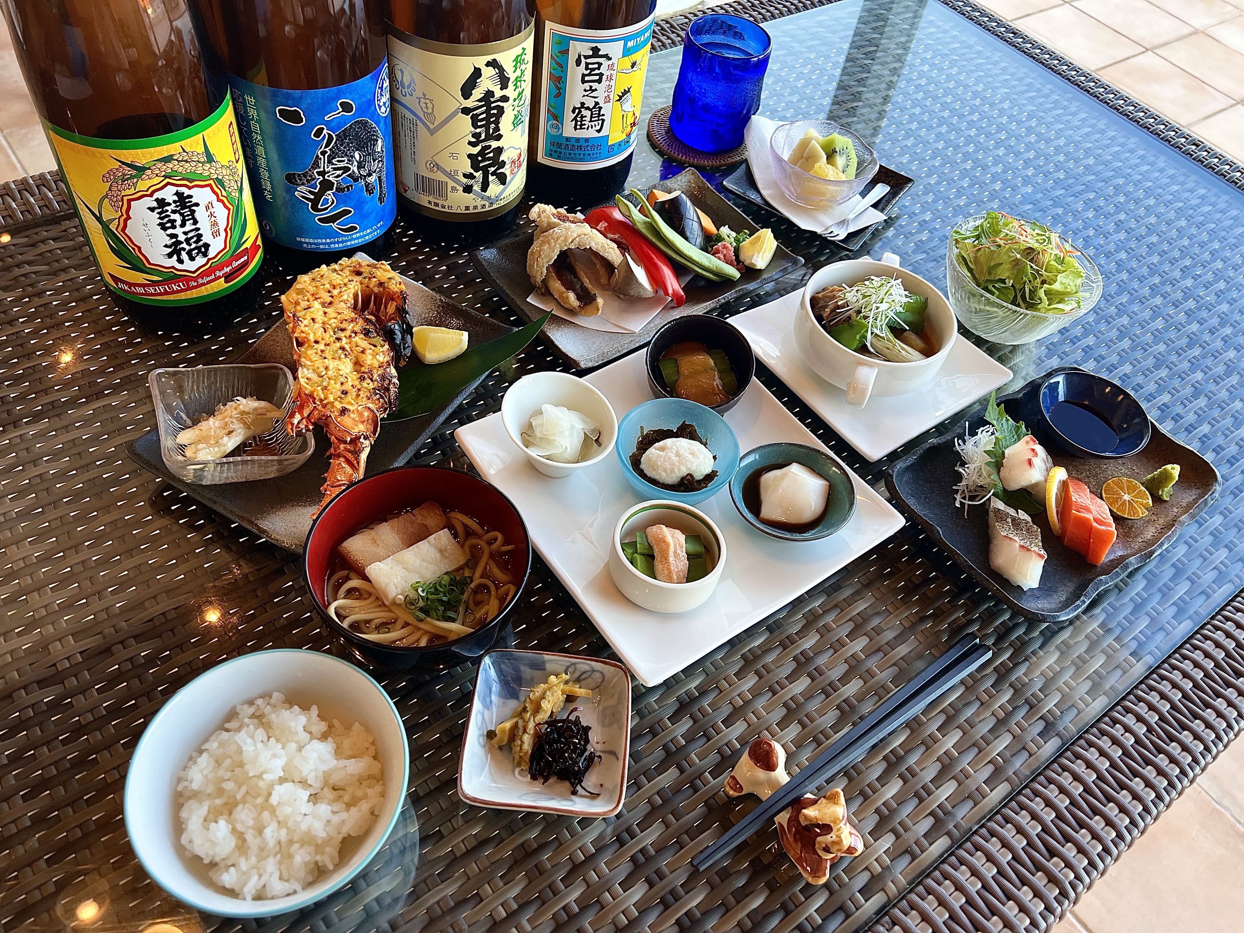 夕食　琉球創作コース3