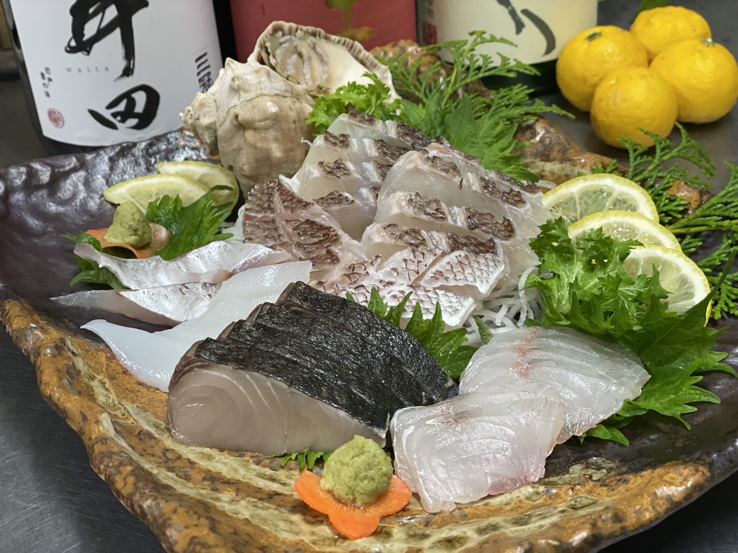 【控えめスタンダード】お気軽プラン☆お刺身、煮魚、焼き魚その他海の幸☆