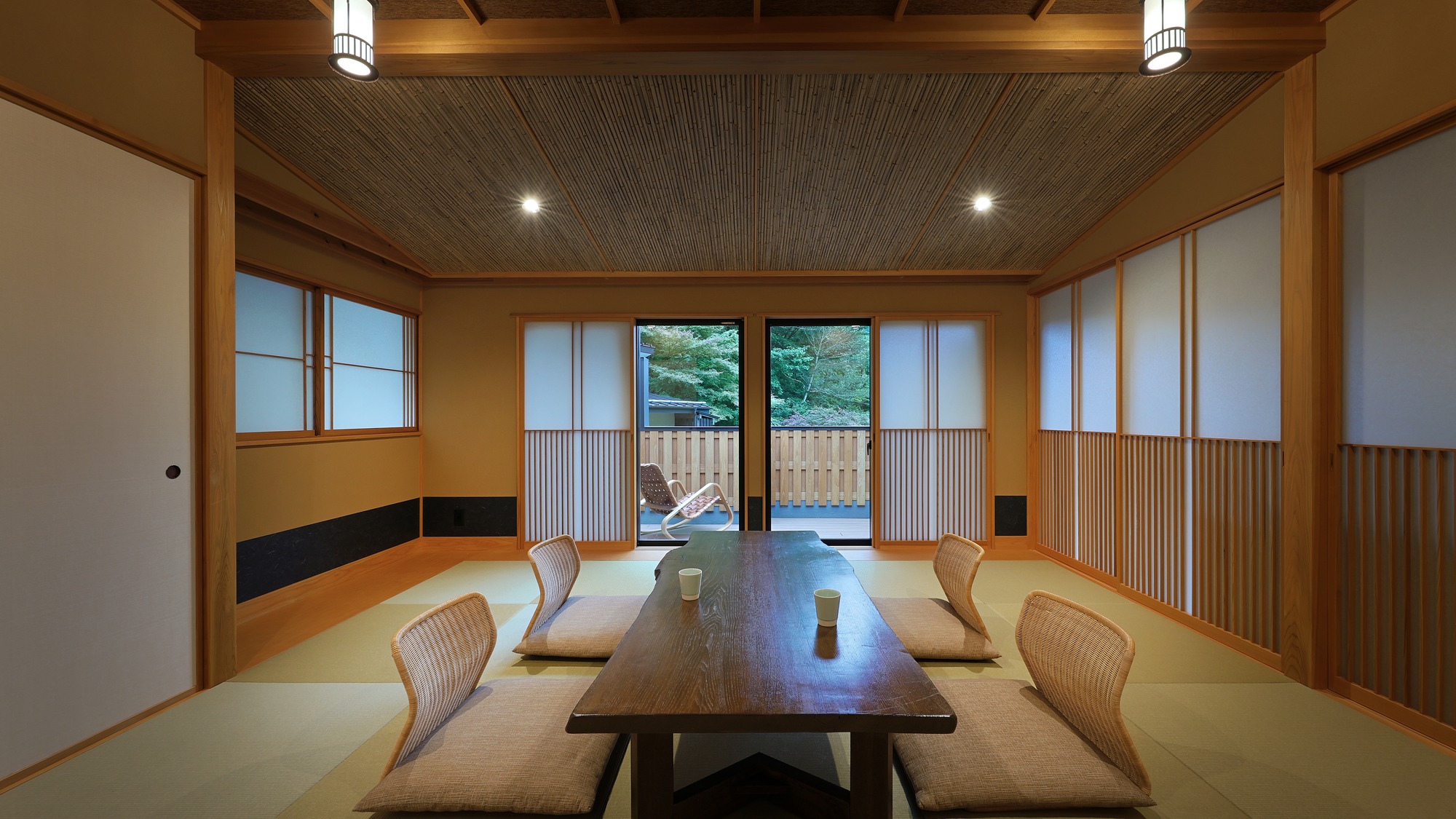 【鶴】露天風呂付和洋室（本館つるや）