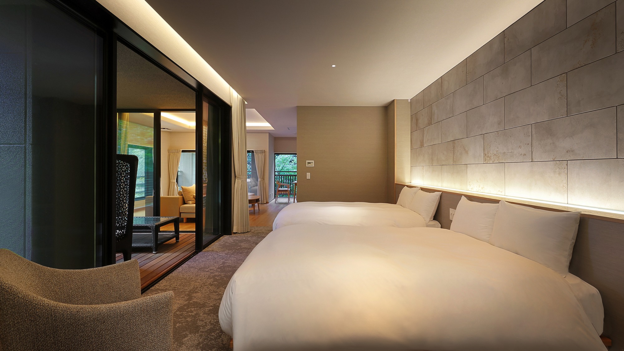 【天】檜木露天風呂付洋室（別邸美月庵）