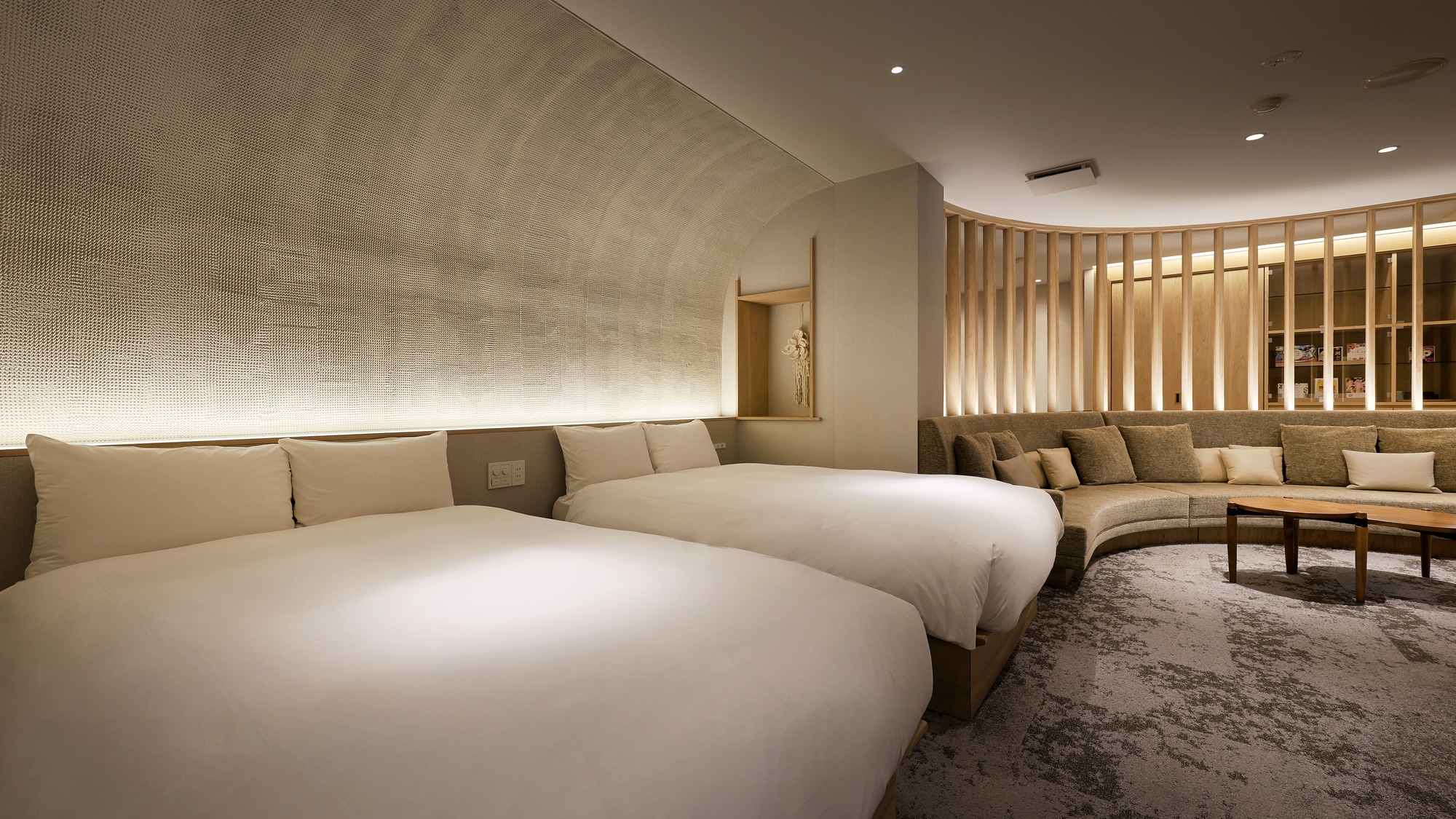 【風】源泉かけ流し内風呂付洋室（別邸美月庵）