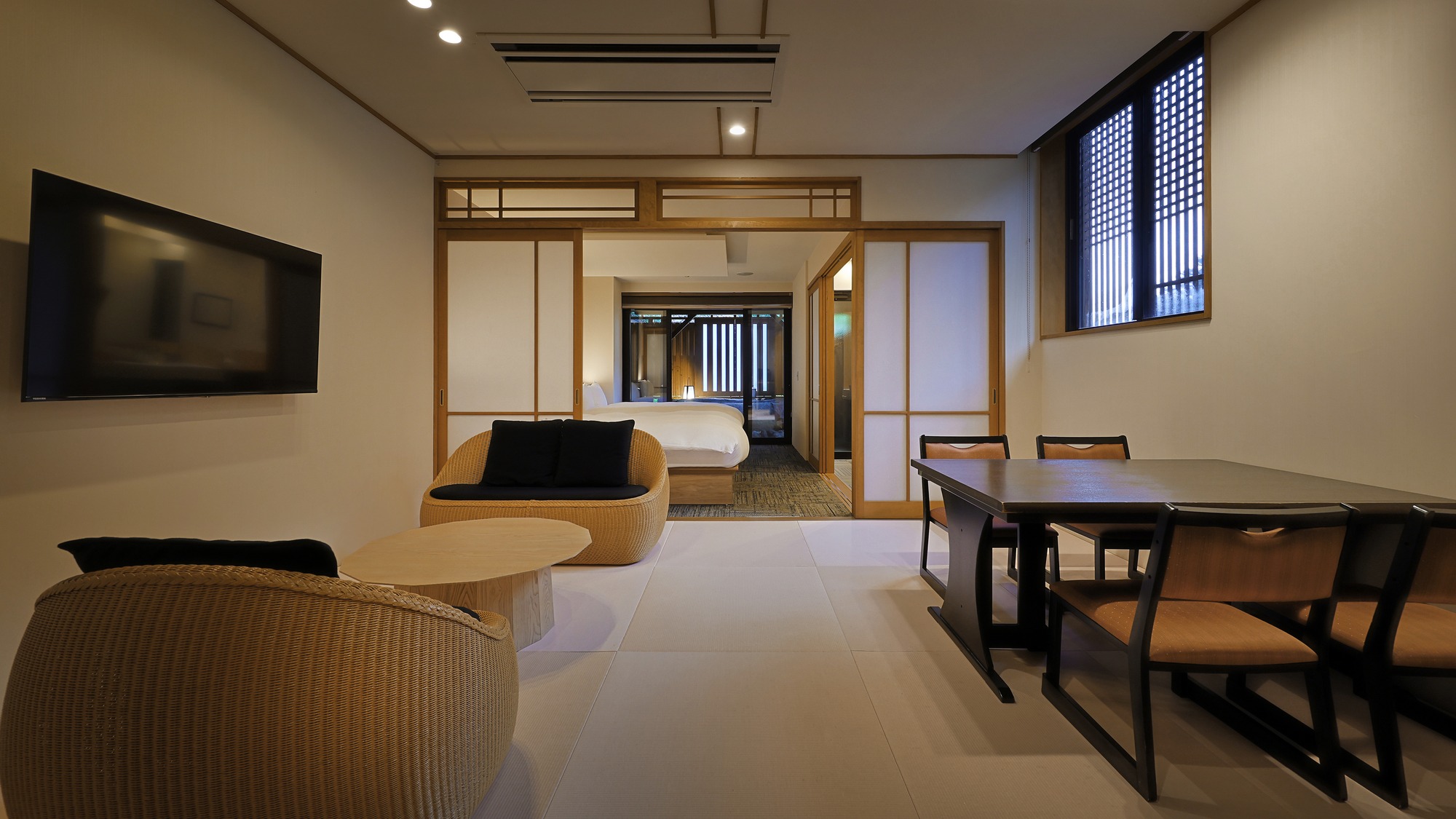 【桜】露天風呂付和洋室（本館つるや）