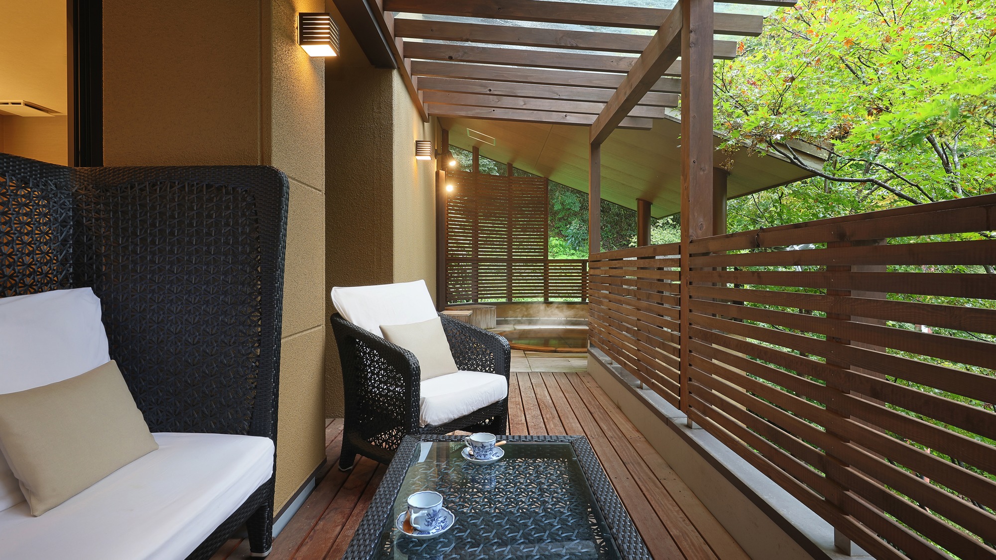 【天】檜木露天風呂付洋室（別邸美月庵）