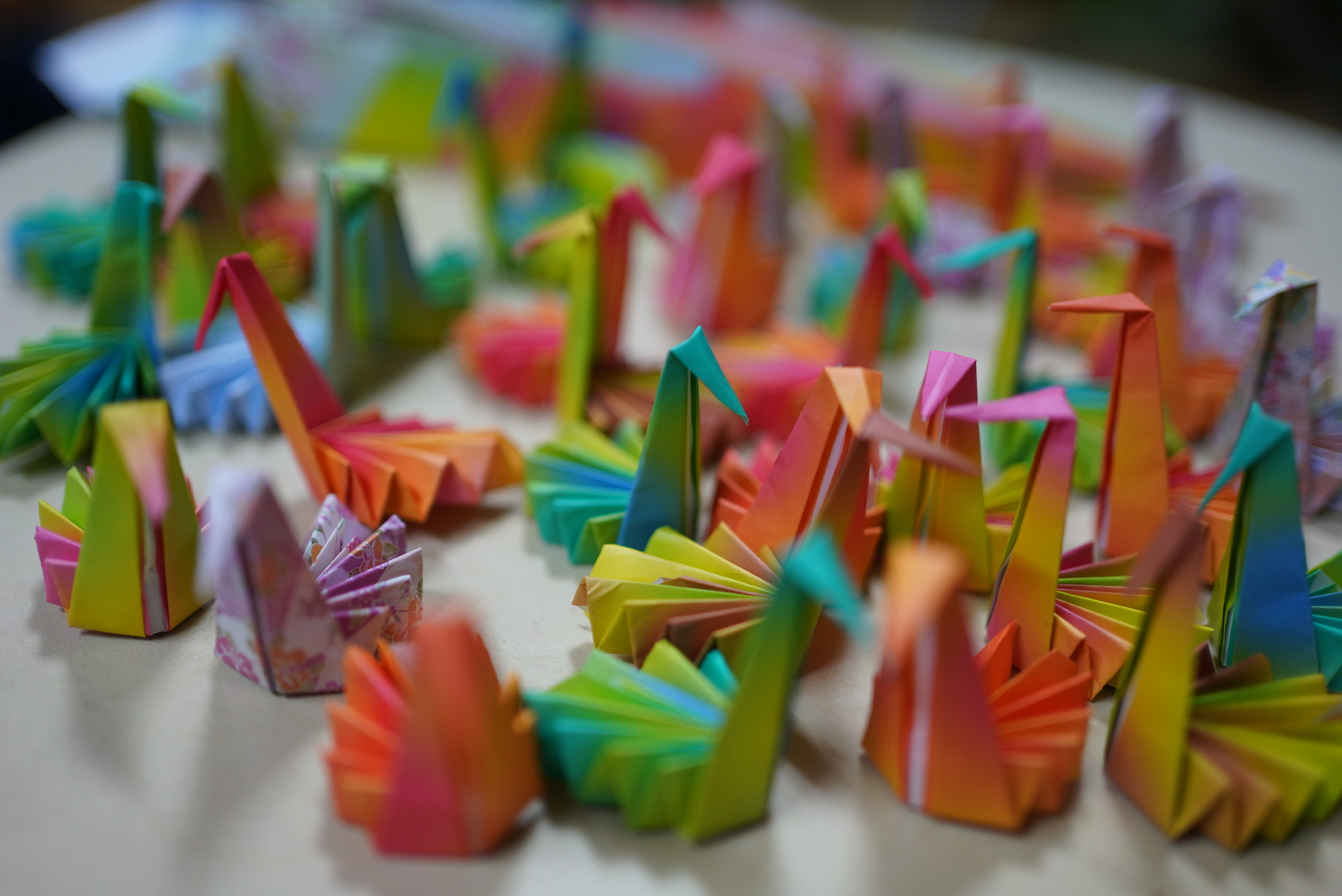 美里のおもてなし★折り紙で折った鶴の箸置き