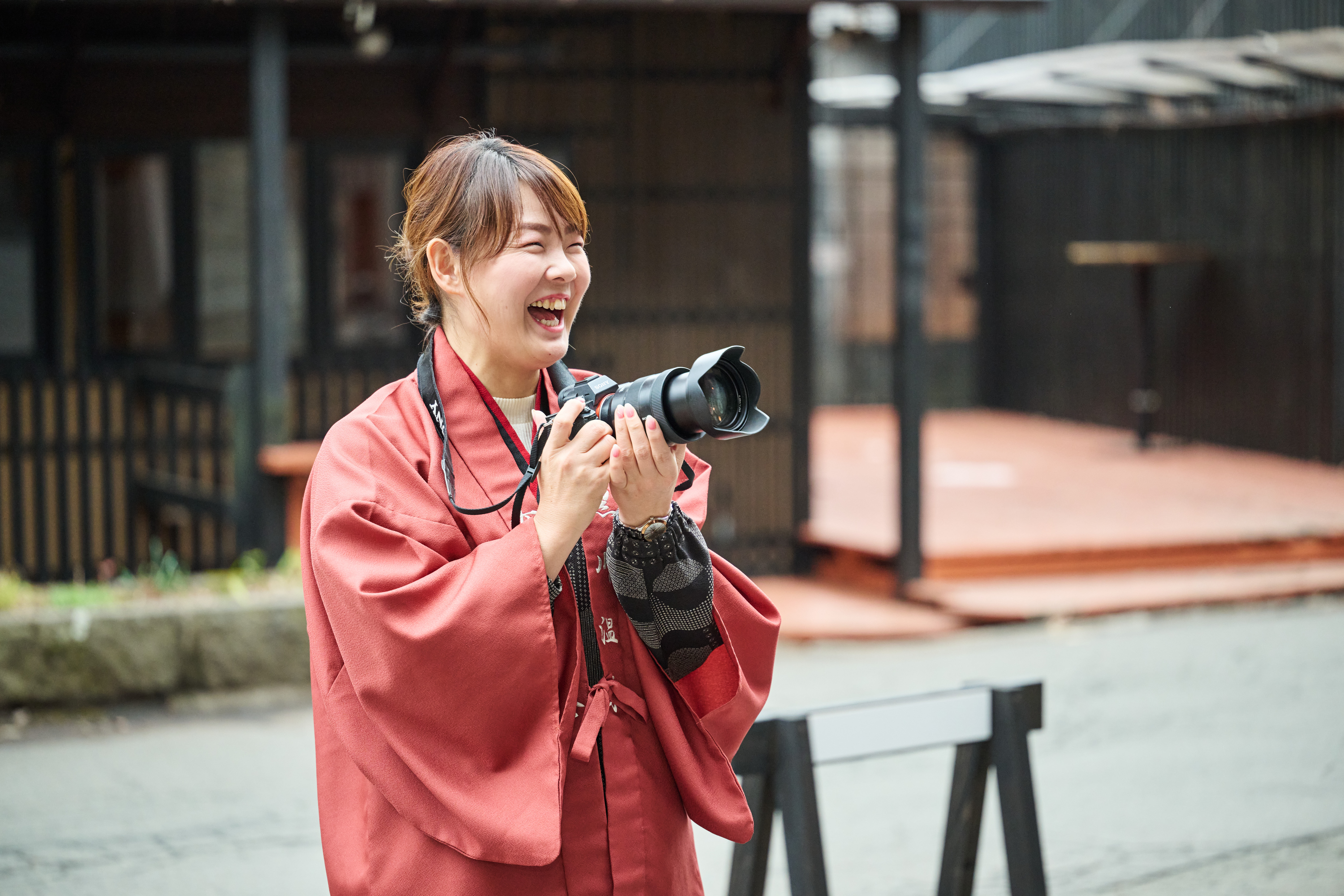 カメラマン女将