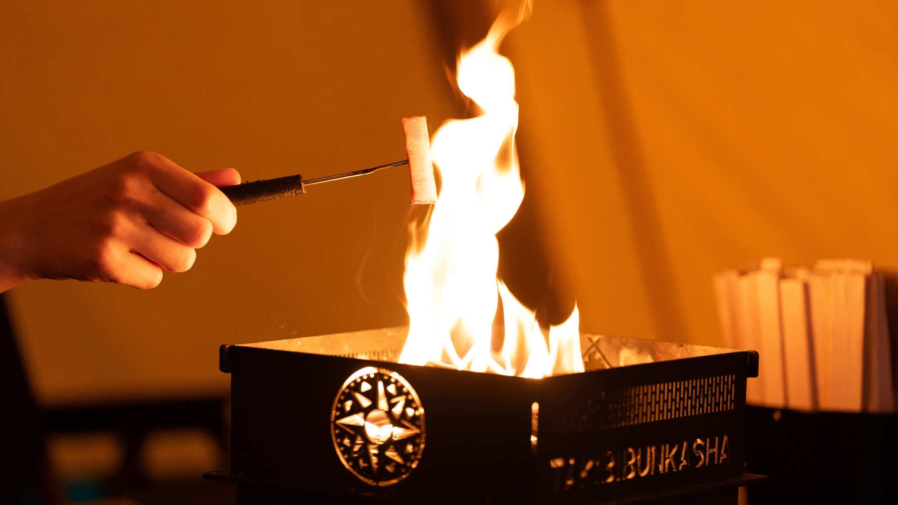 ここでしかできない冬の体験！「マチナカTAKIBI BAR」利用券付き/朝食付[SP74]
