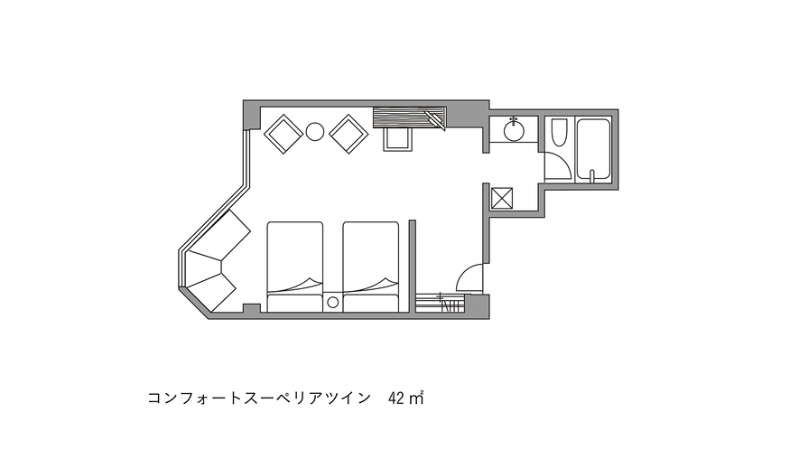 コンフォート スーペリアツイン（4F）