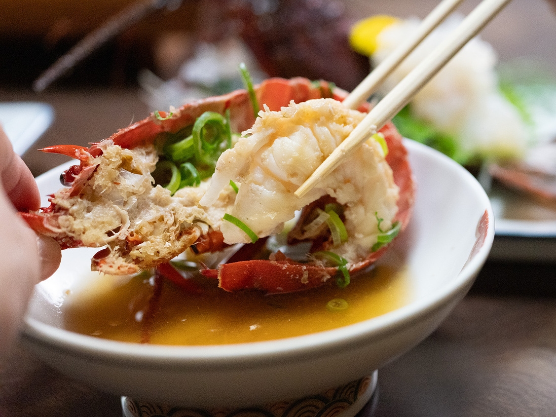 伊勢海老１人１匹分あわび付プラン☆ 【うず潮大漁御膳】