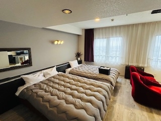 【楽天限定】デラックスツインルーム★朝食バイキング＆家族風呂45分無料1日1組限定ファミリープラン！