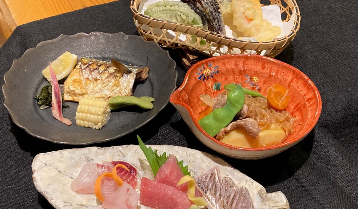 【平日限定】新鮮お造り付お手軽2食付★一人旅やビジネスでも！お造りは外せないという方に