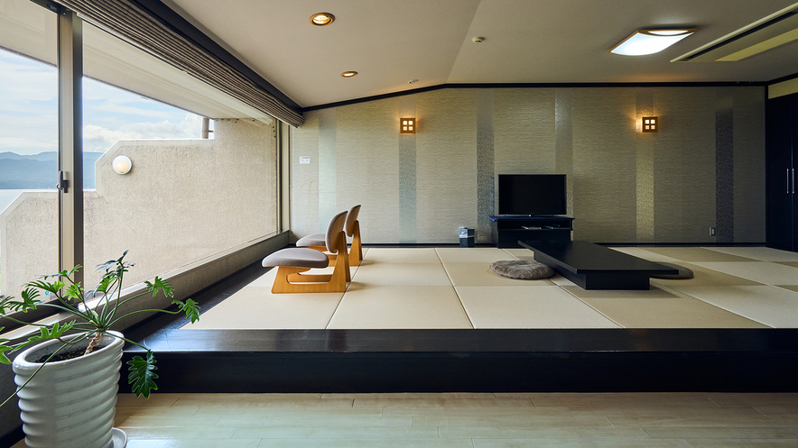 源泉かけ流し露天風呂付離れ華館「椿」