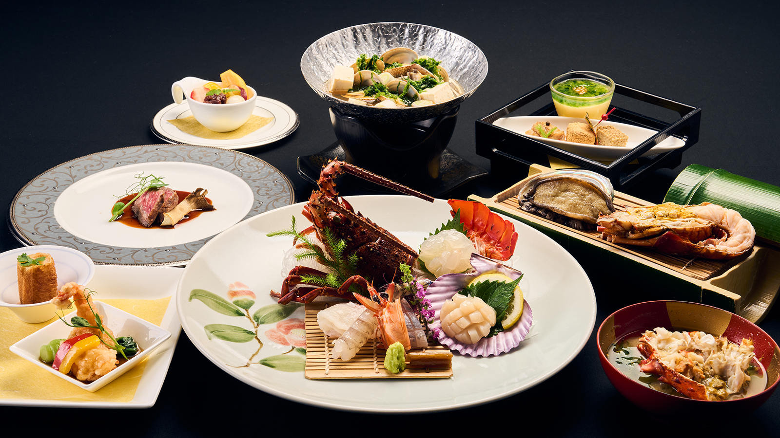 伊勢海老会席　一例