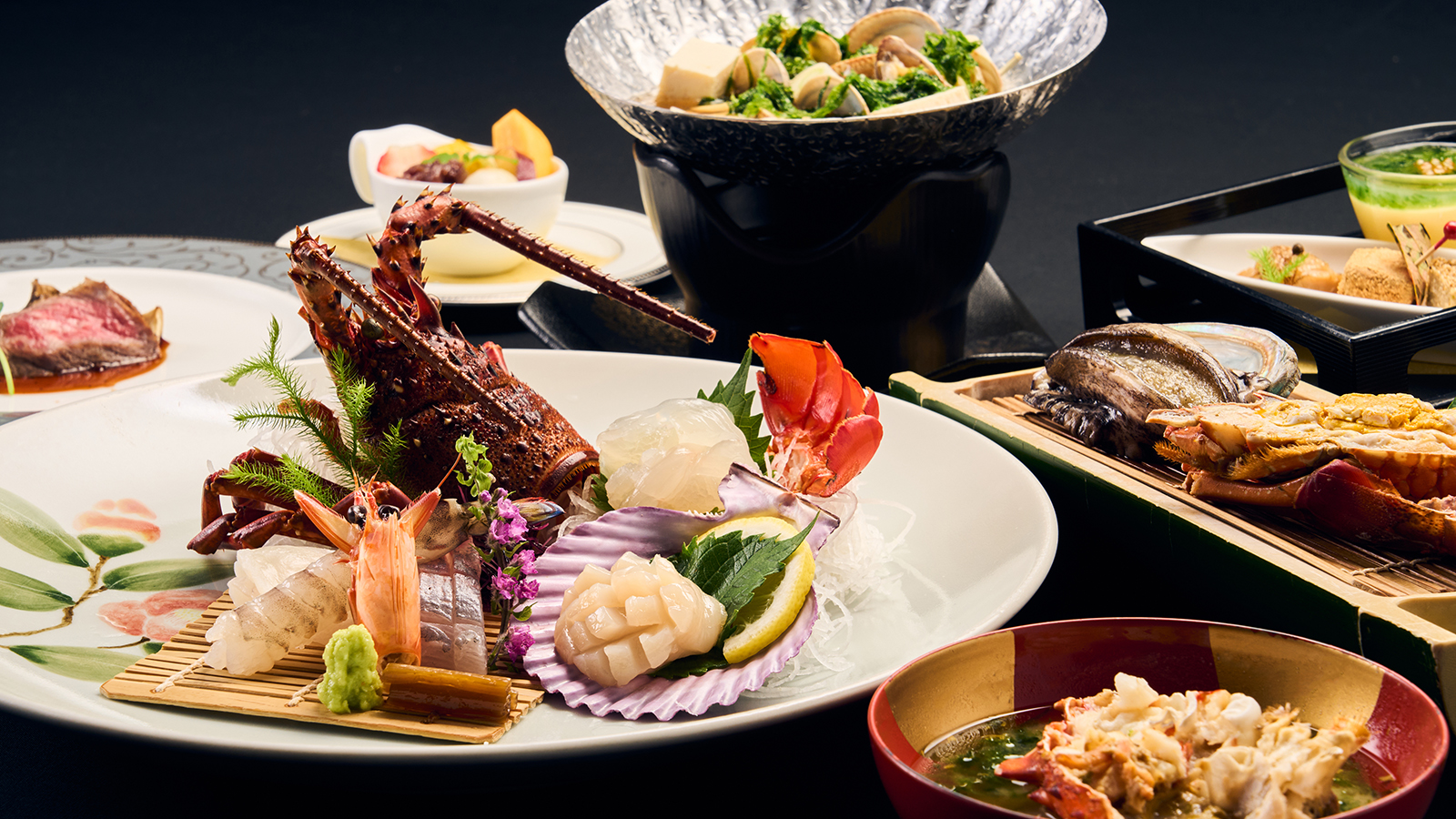 伊勢海老会席　一例