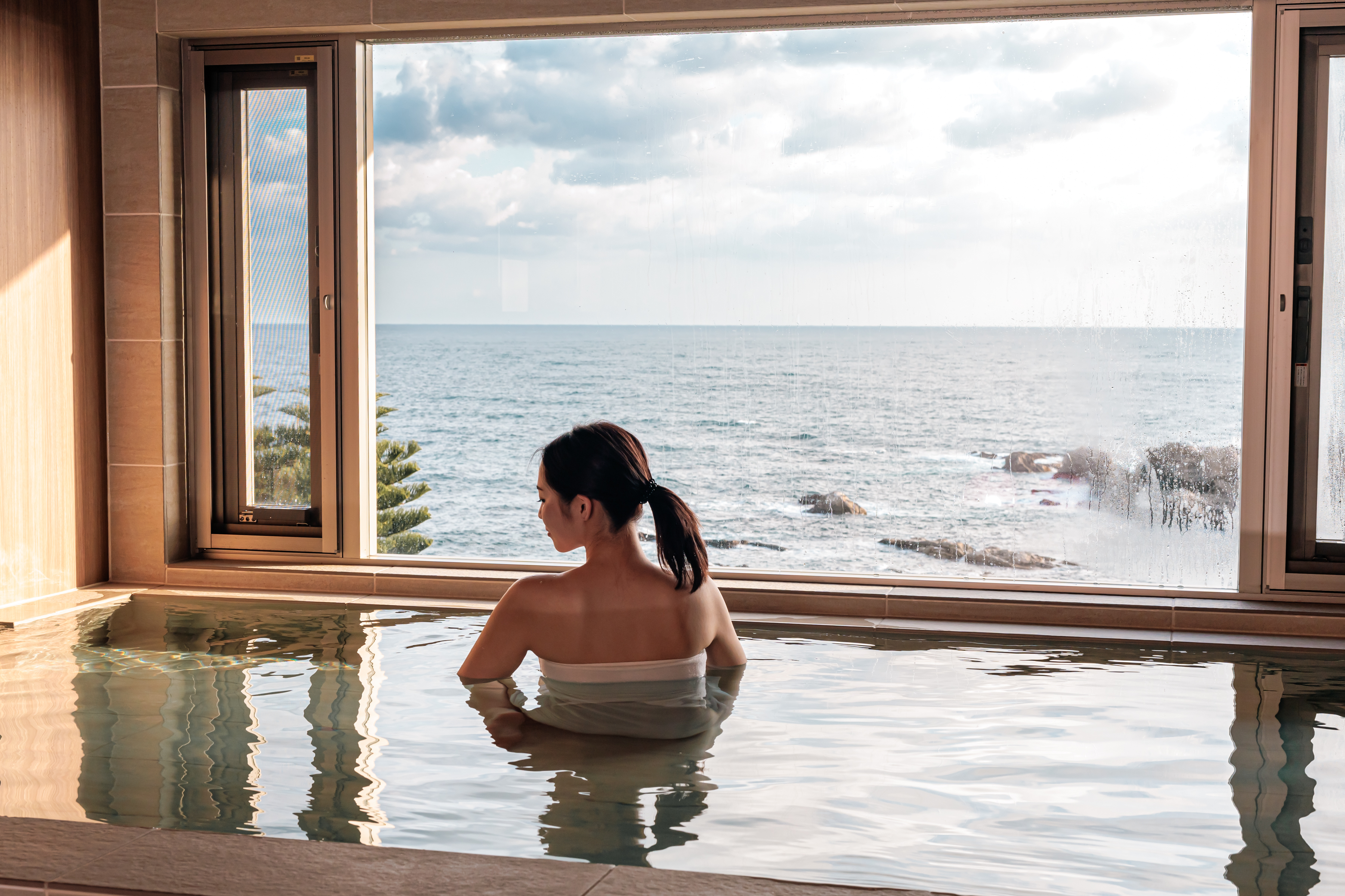 展望大浴場からの風景